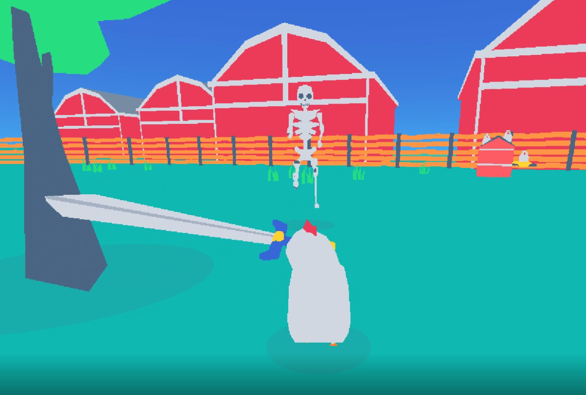 Chick 'N Sword - Screenshot 1