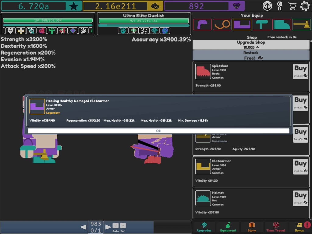 Idle Superpowers - Screenshot 2