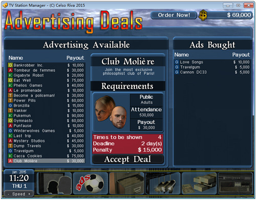 TV Station Manager - Screenshot 2