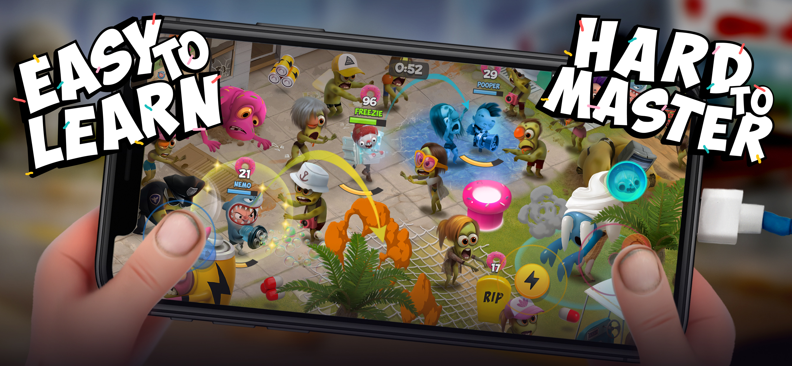 Kids vs Zombies: Donuts Brawl - Screenshot 4