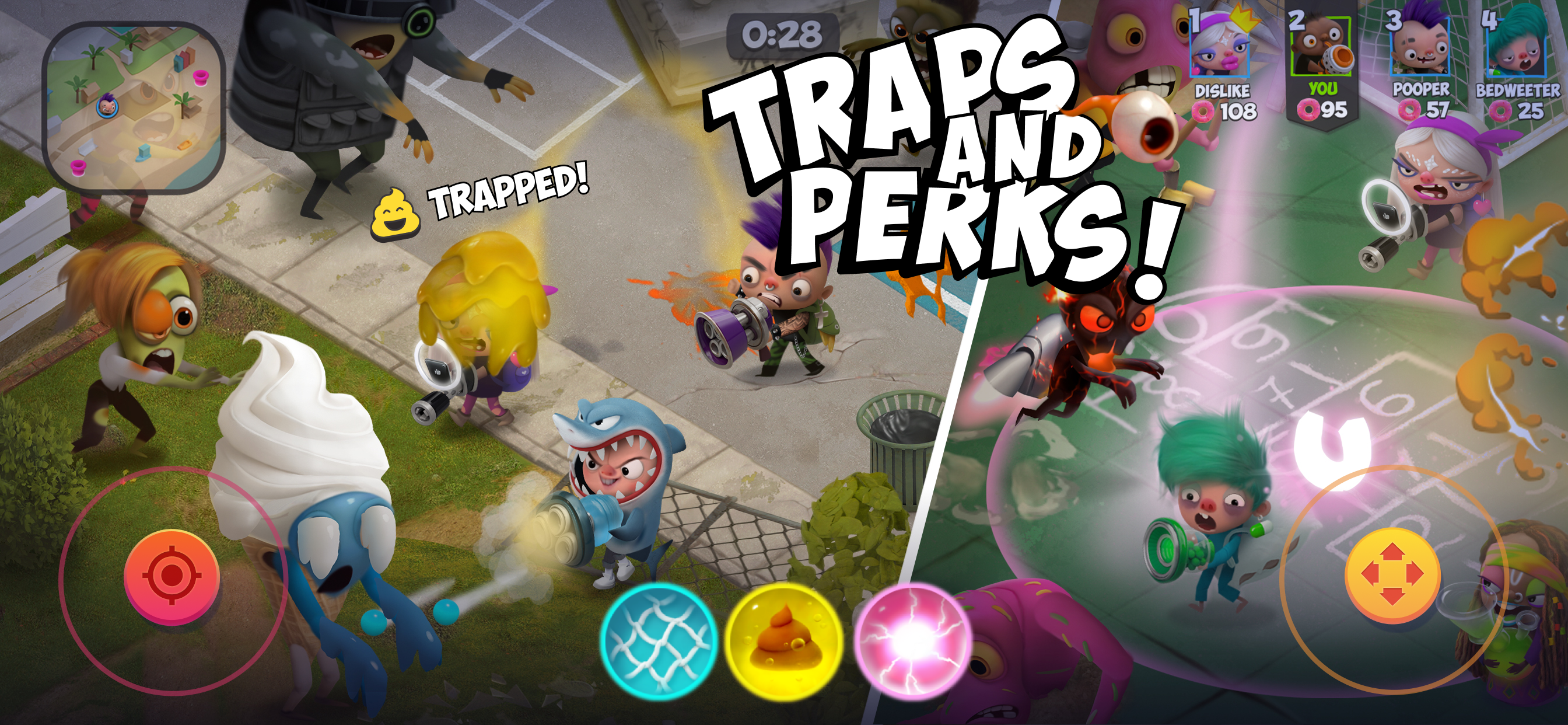 Kids vs Zombies: Donuts Brawl - Screenshot 5