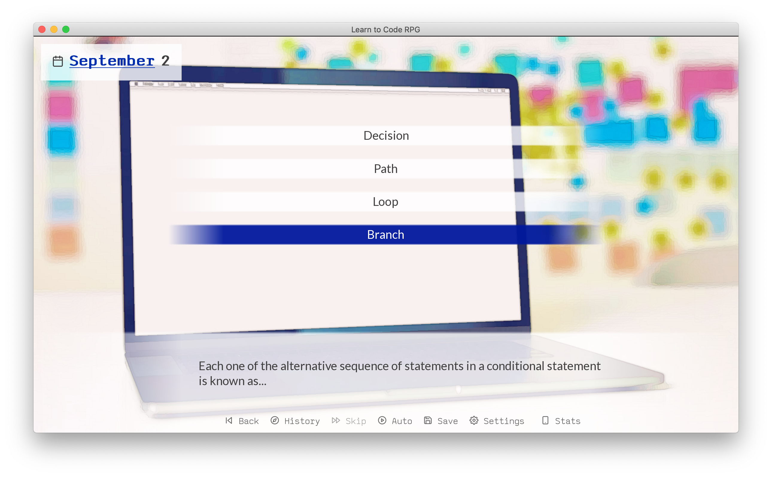 Learn to Code RPG - Screenshot 3