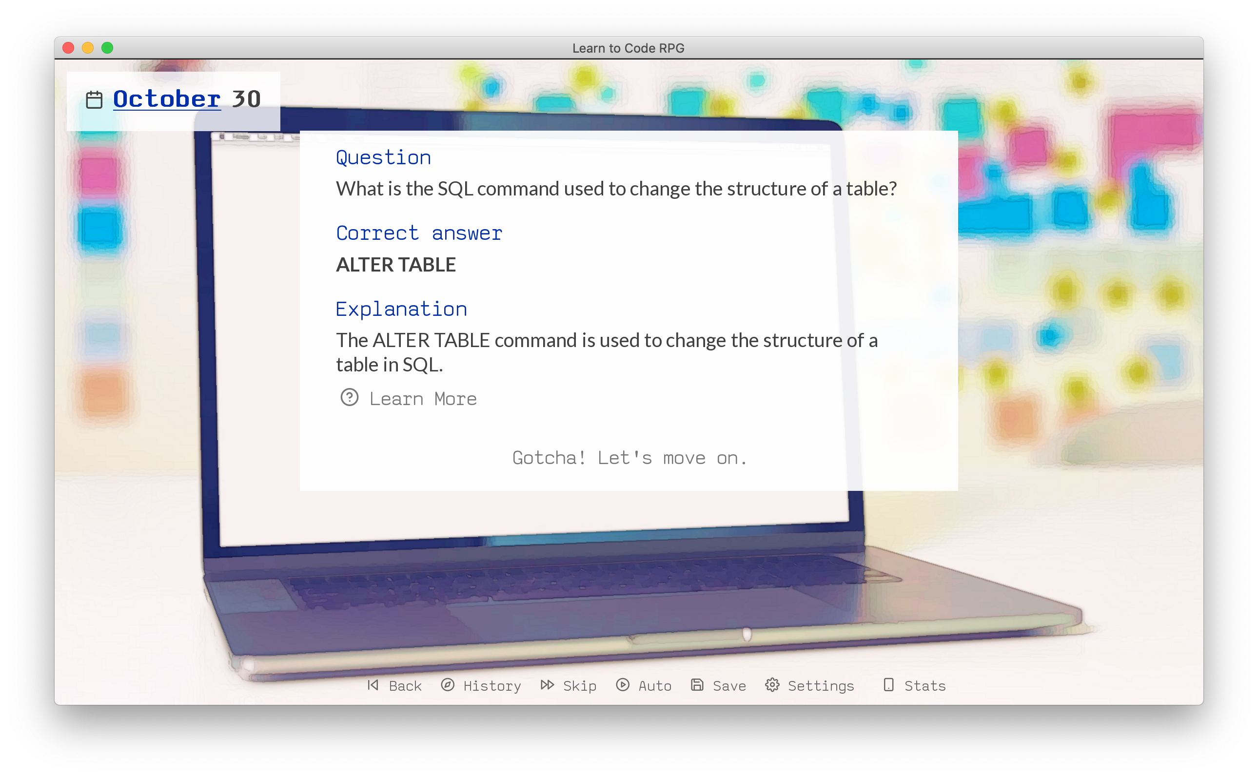 Learn to Code RPG - Screenshot 5