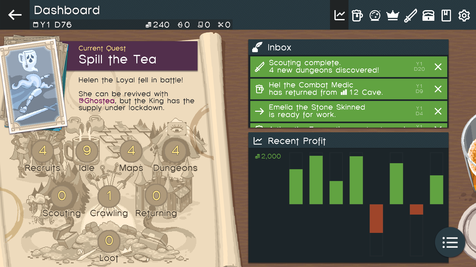 Thirsty Heroes - Screenshot 2