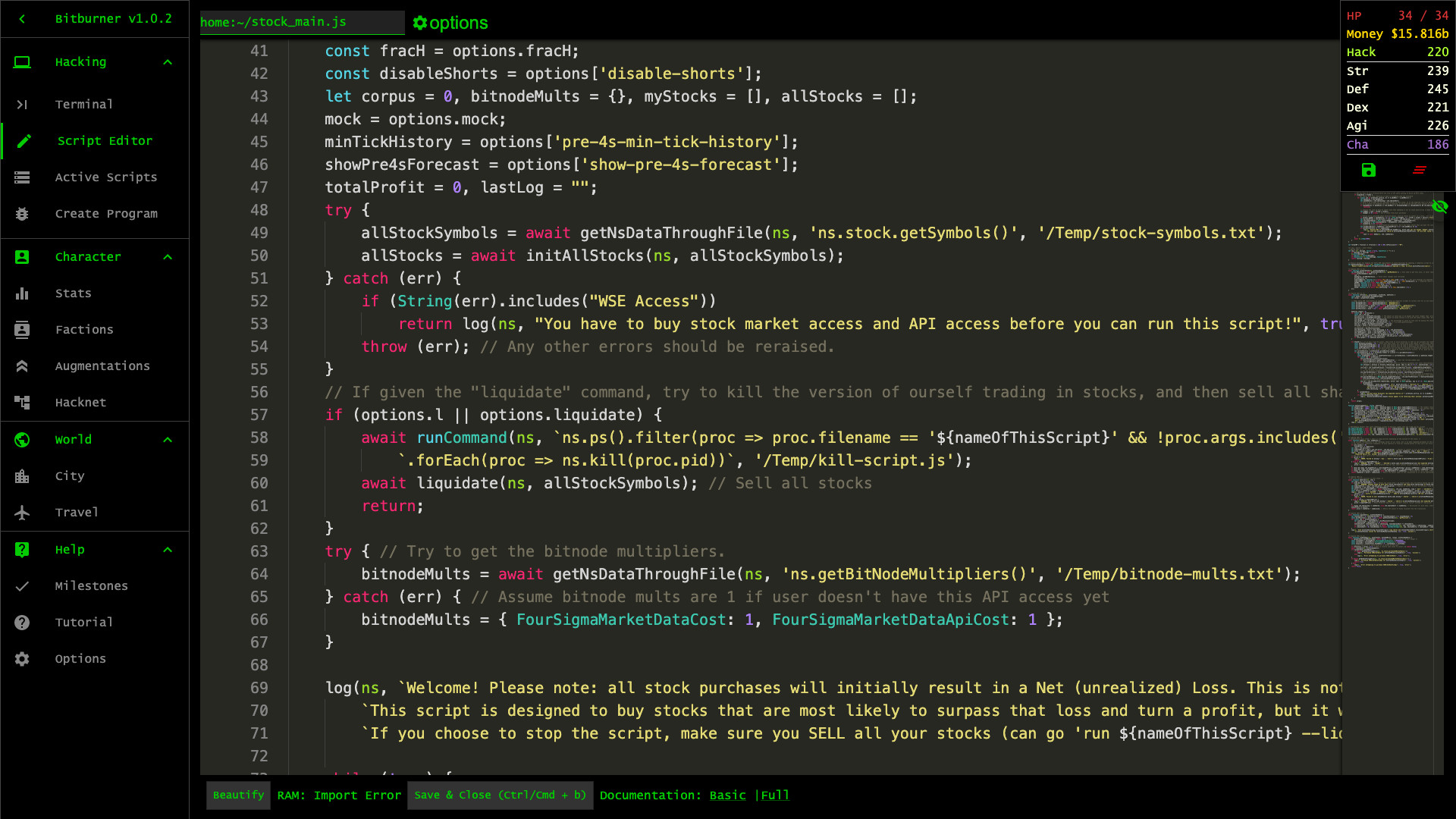 Bitburner - Screenshot 10