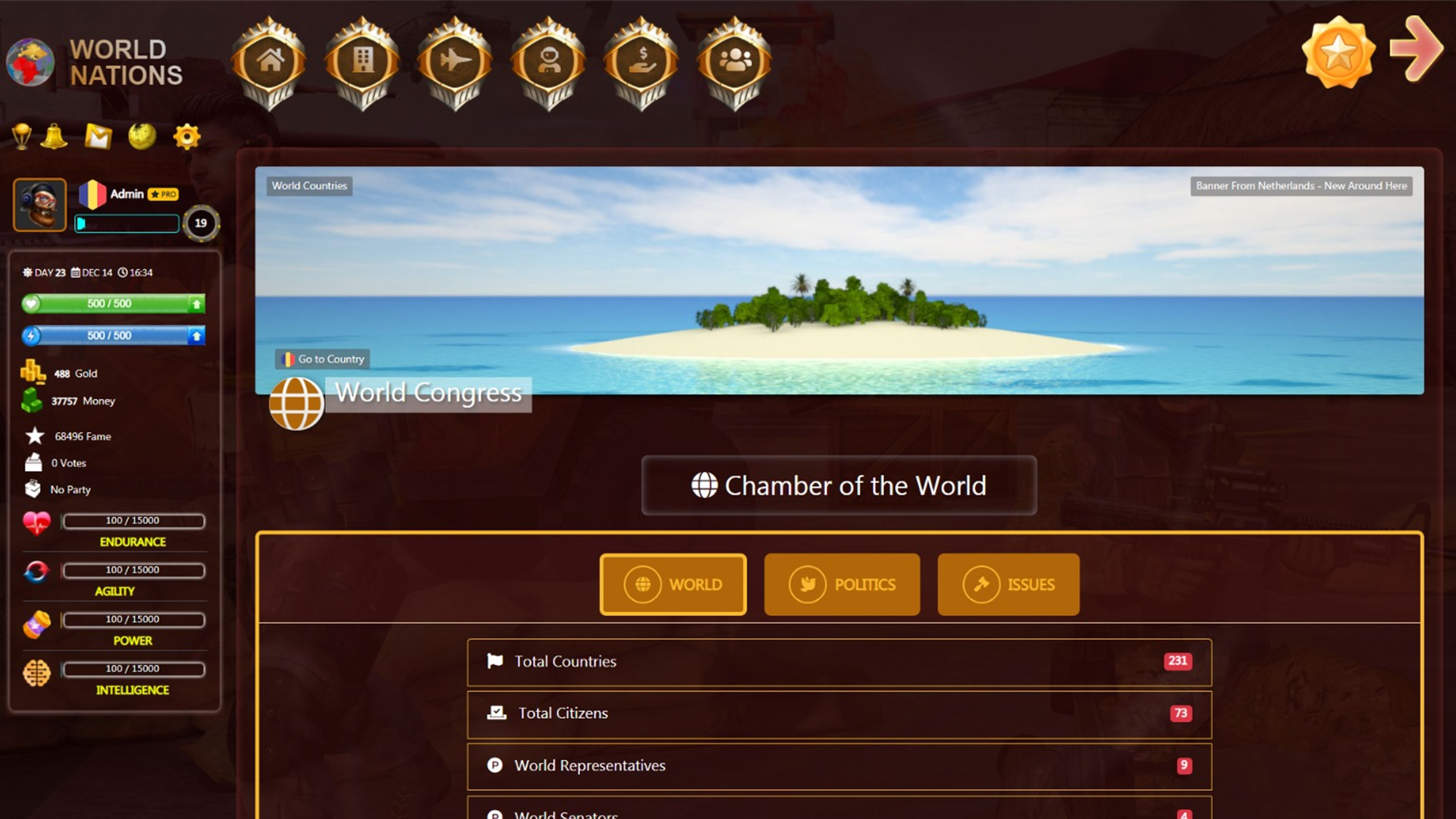 World Nations Game - Screenshot 2