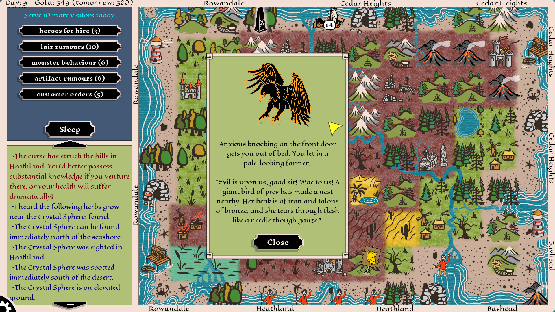 Fireside Hero - Screenshot 1