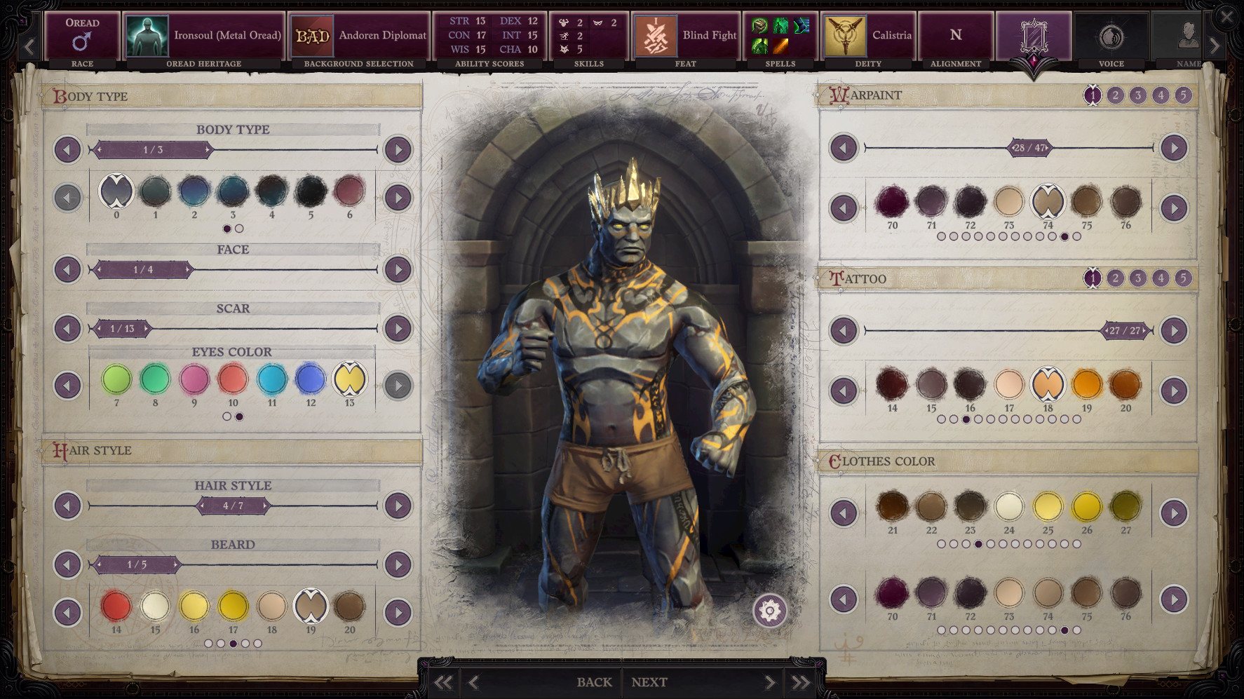 Pathfinder: Wrath of the Righteous - Paint of War - Screenshot 1