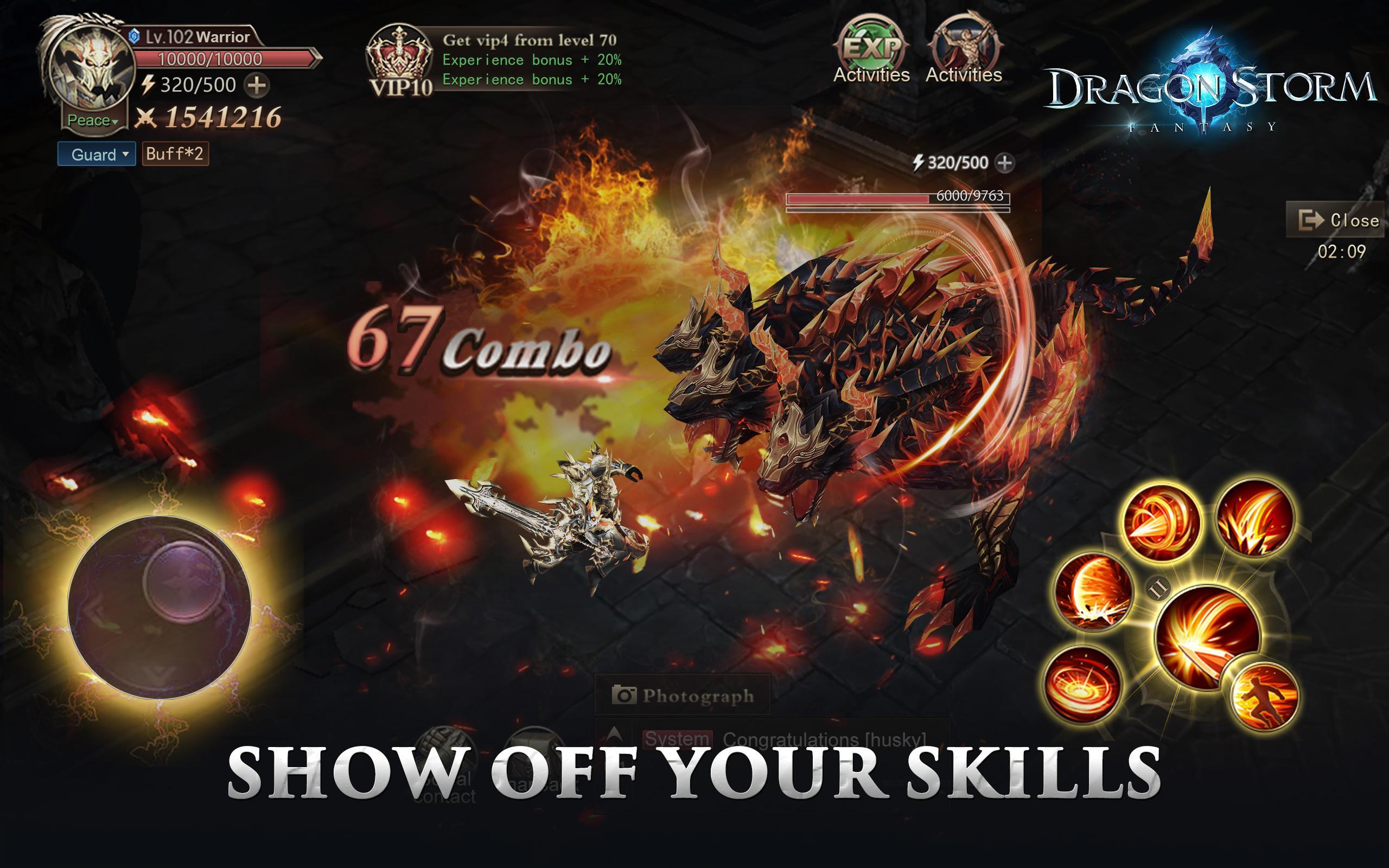 Dragon Storm Fantasy - Screenshot 1