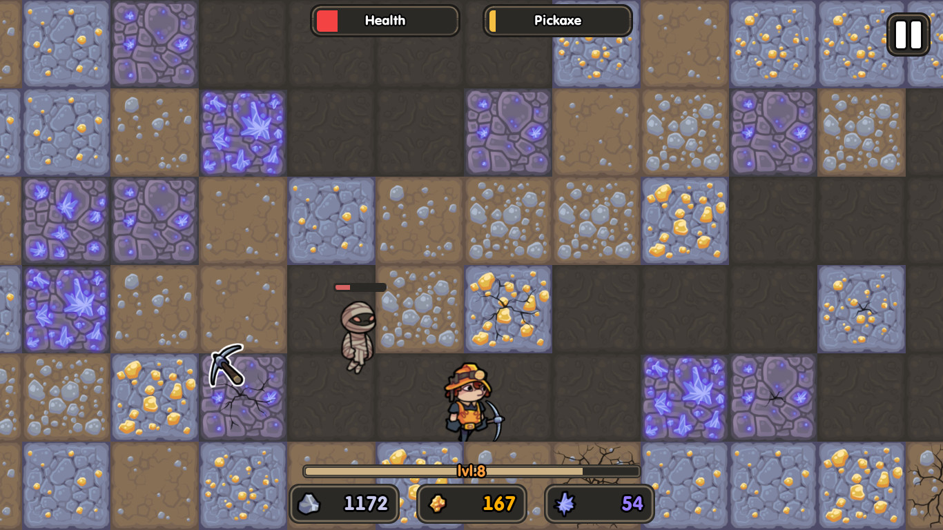 Golden Mine Pickaxe 2: Mummy Tombs - Screenshot 4