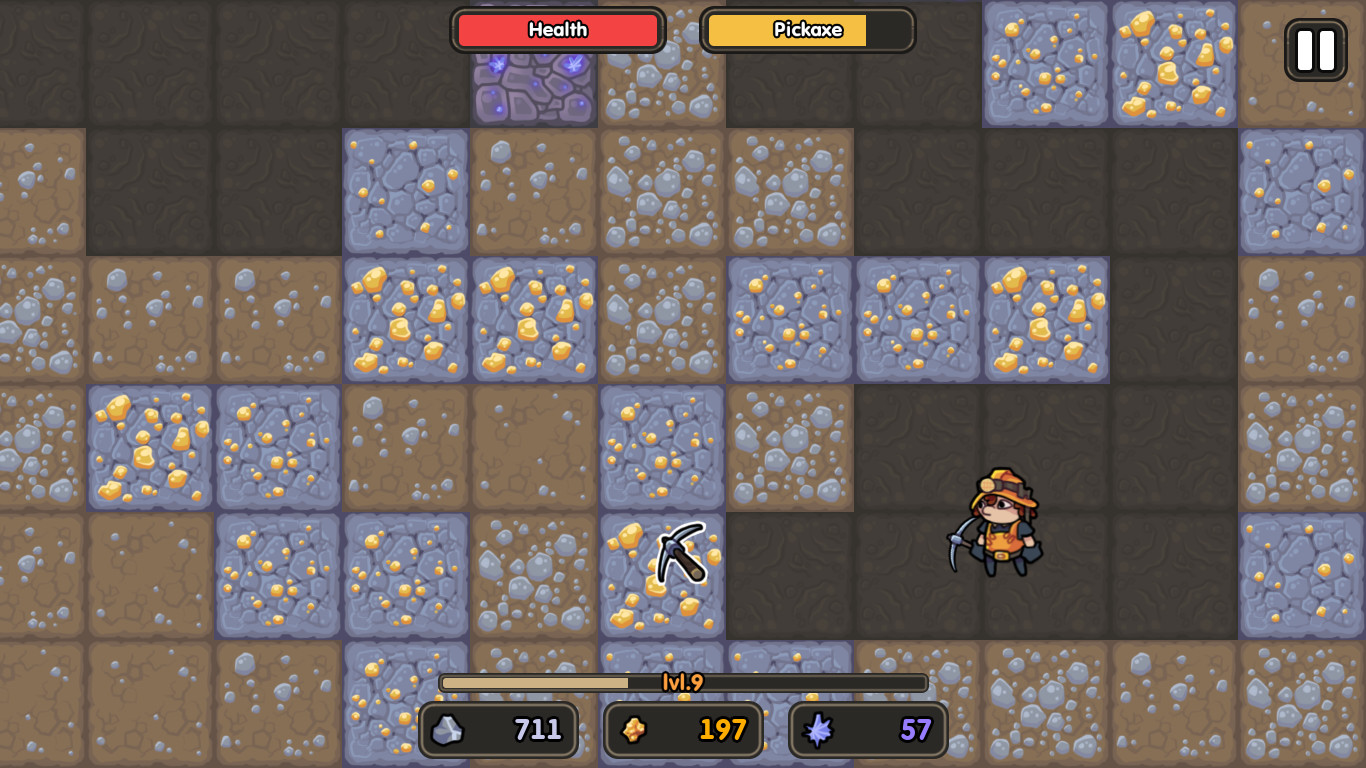 Golden Mine Pickaxe 2: Mummy Tombs - Screenshot 1