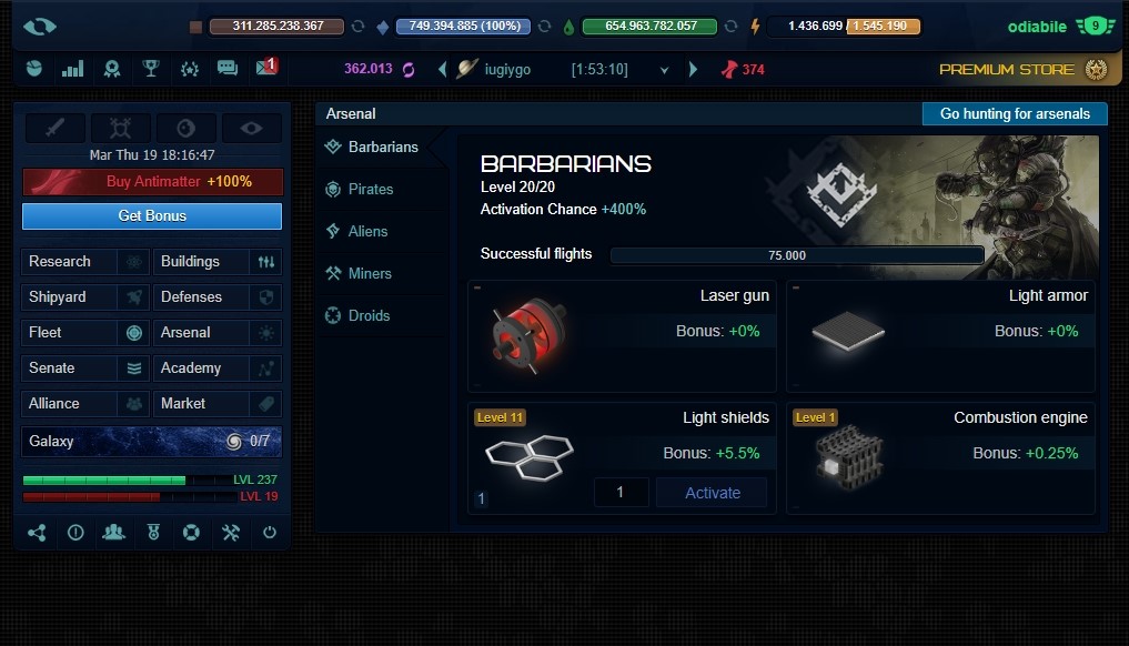 Xterium: War of Alliances - Screenshot 1