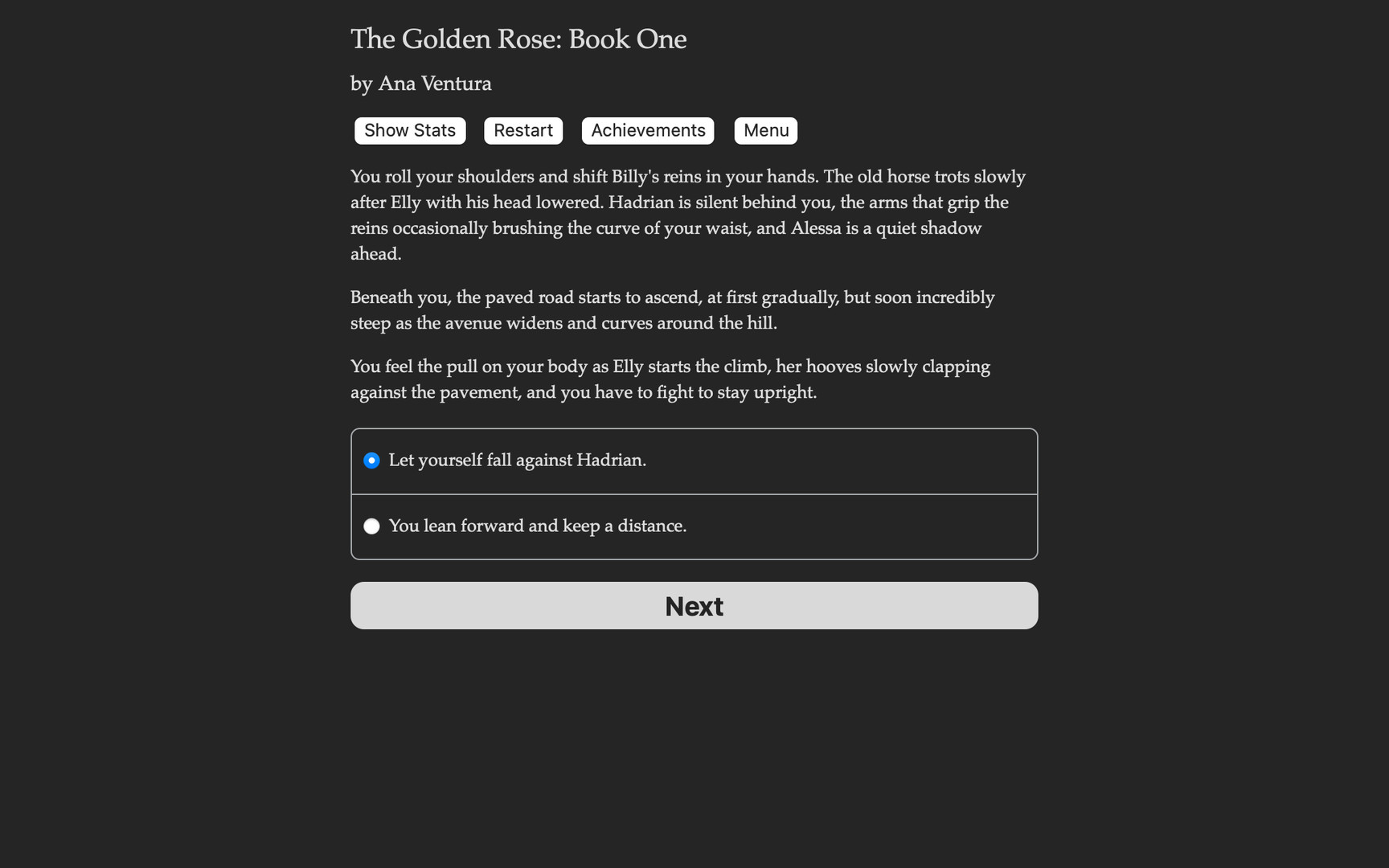 The Golden Rose: Book One - Screenshot 2