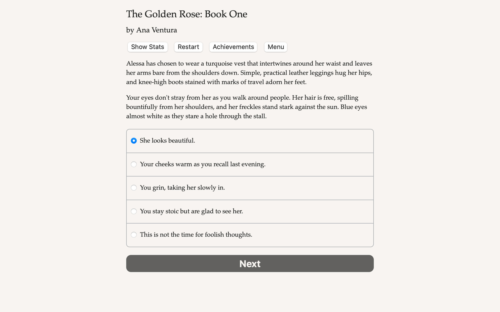 The Golden Rose: Book One - Screenshot 3
