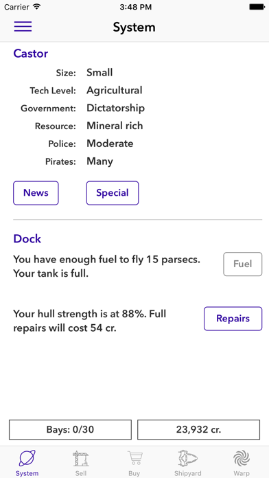 Space Trader 2018 - Screenshot 2