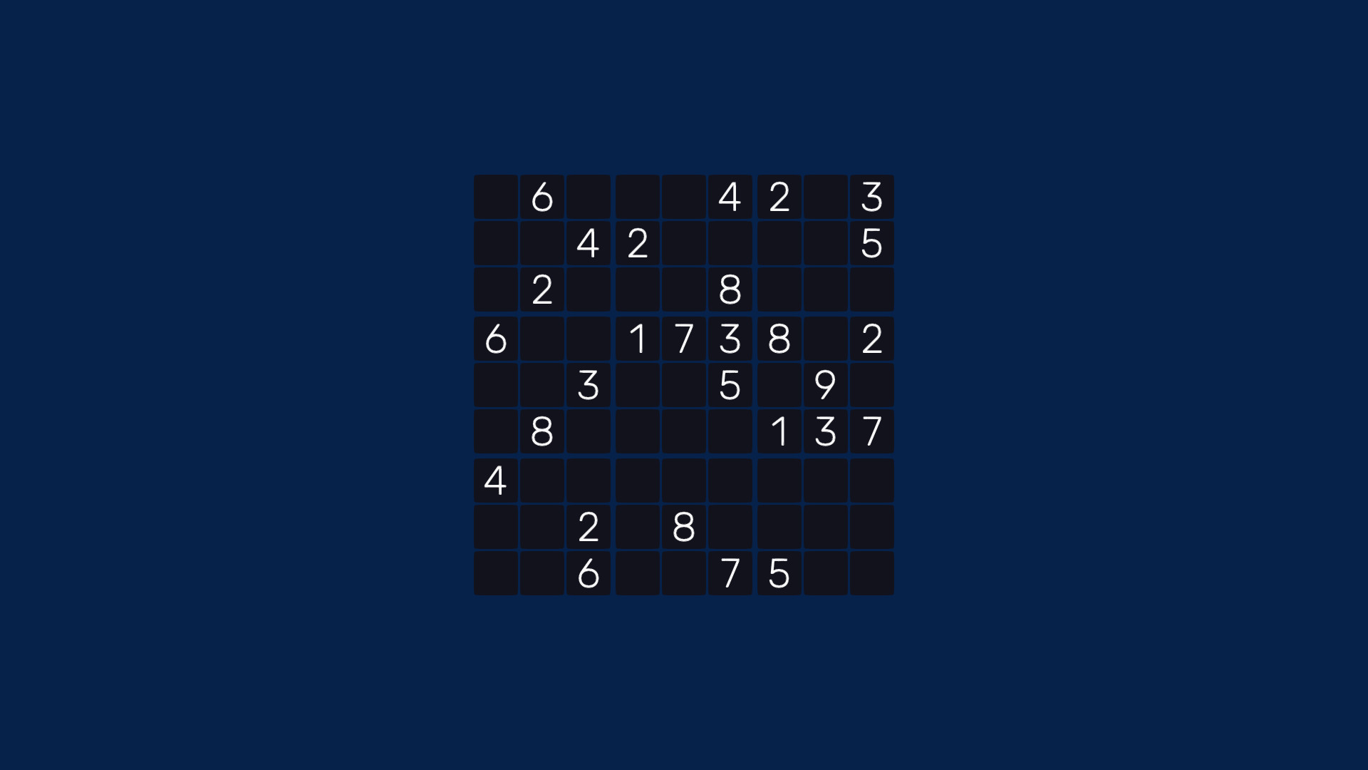 Sudoku Minimalist Infinite Press Kit