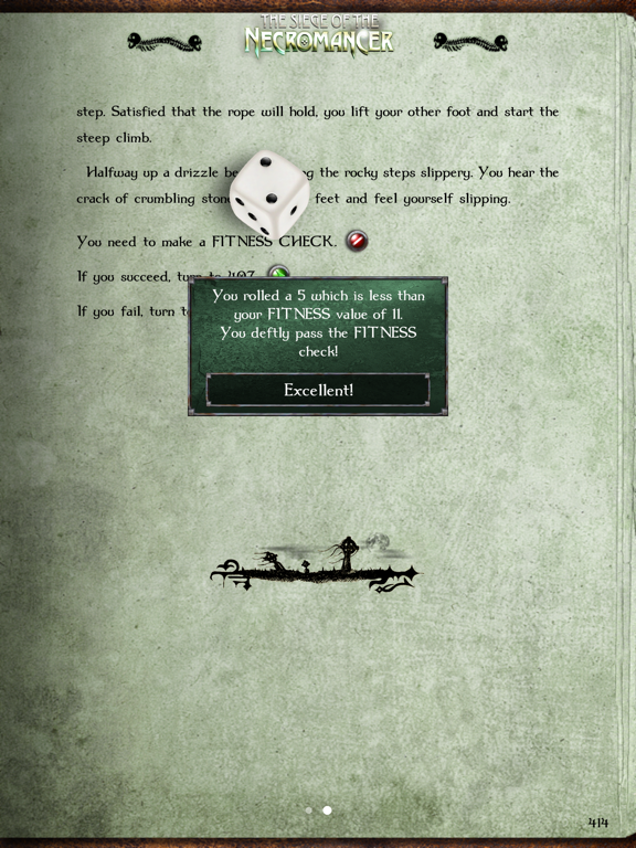 Gamebook Adventures 2: The Siege of the Necromancer - Screenshot 3