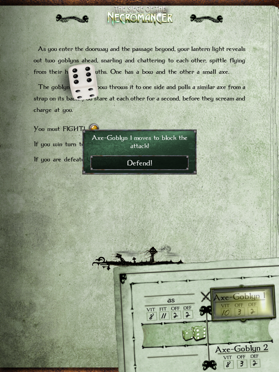 Gamebook Adventures 2: The Siege of the Necromancer - Screenshot 4