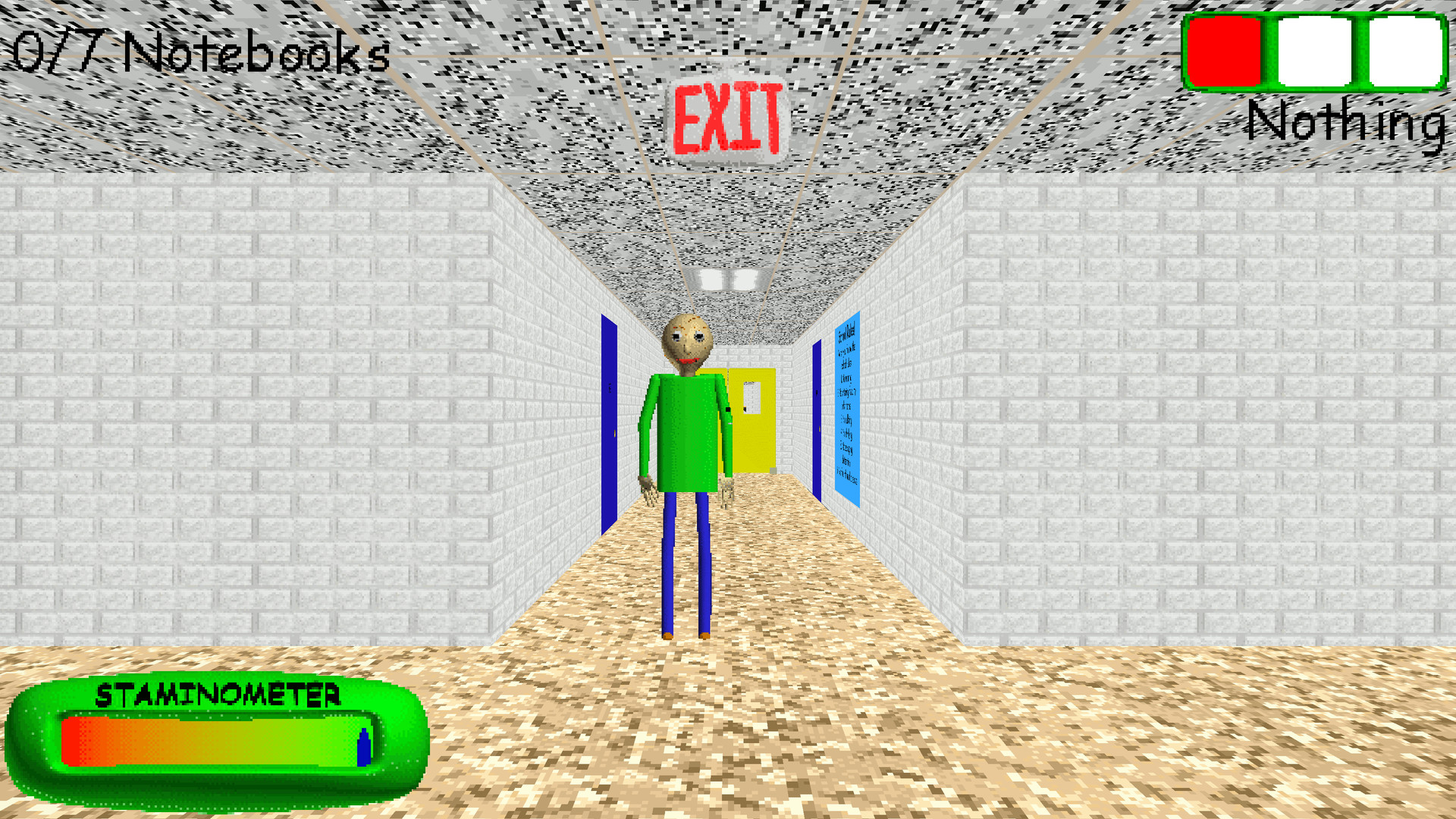 NEW FINAL UPDATE!! ALL ENDINGS?! Baldi's Basics Classic Remastered Full  Game Complete Walkthrough 