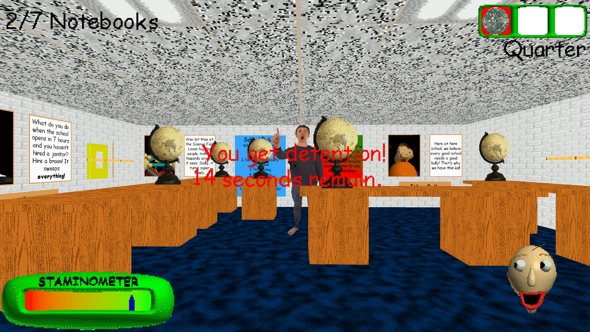 The Baldi's Basics Classic Remastered Achievements Screen concept: :  r/BaldisBasicsEdu