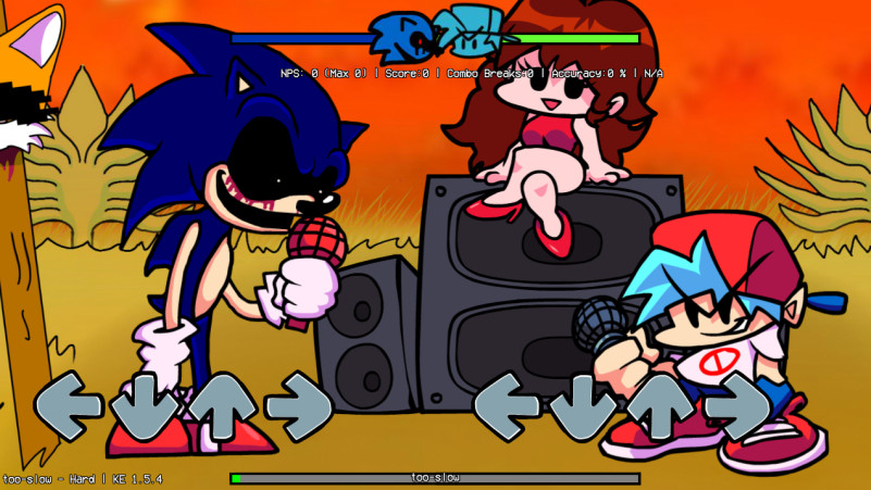 Friday Night Funkin' VS Immortal Sonic.exe Mod by LostPawPlay_off