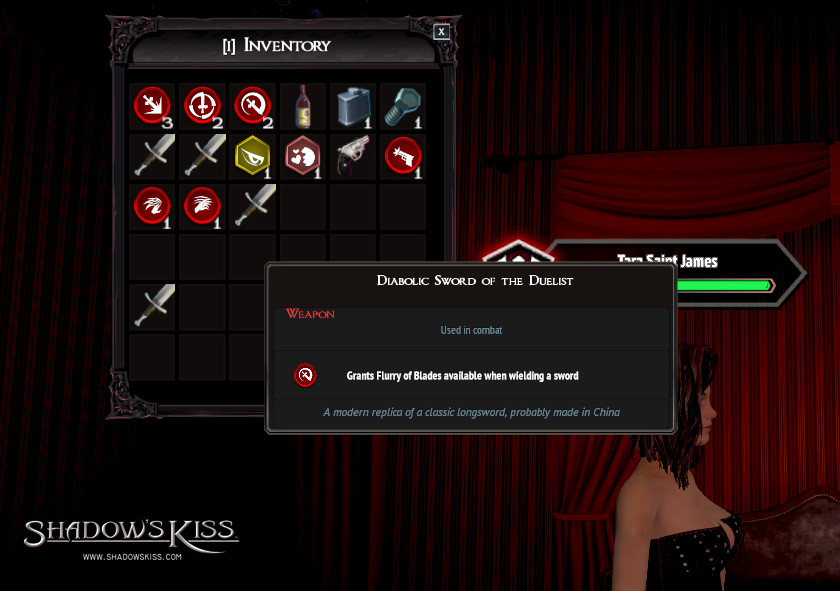 Shadow's Kiss - Screenshot 2