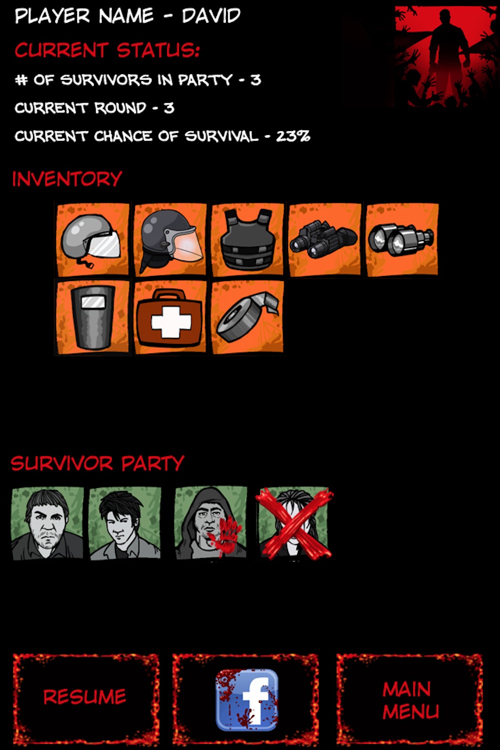 Zday Survival Simulator - Screenshot 3