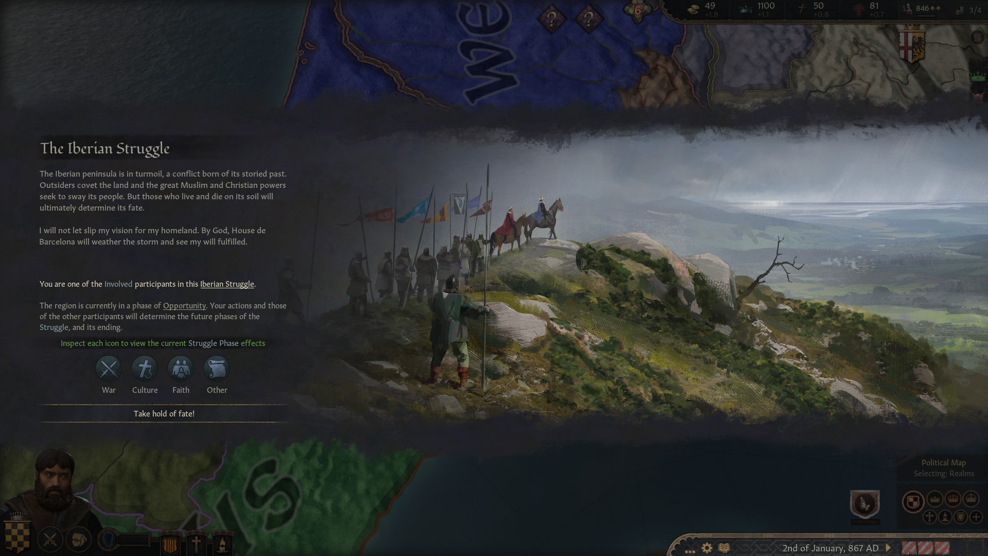 Crusader Kings III: Fate of Iberia - Screenshot 2