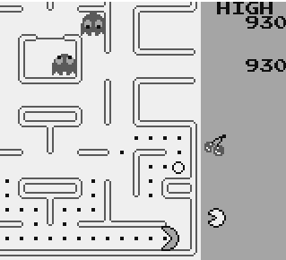 Pac-Man gameplay screenshot 1