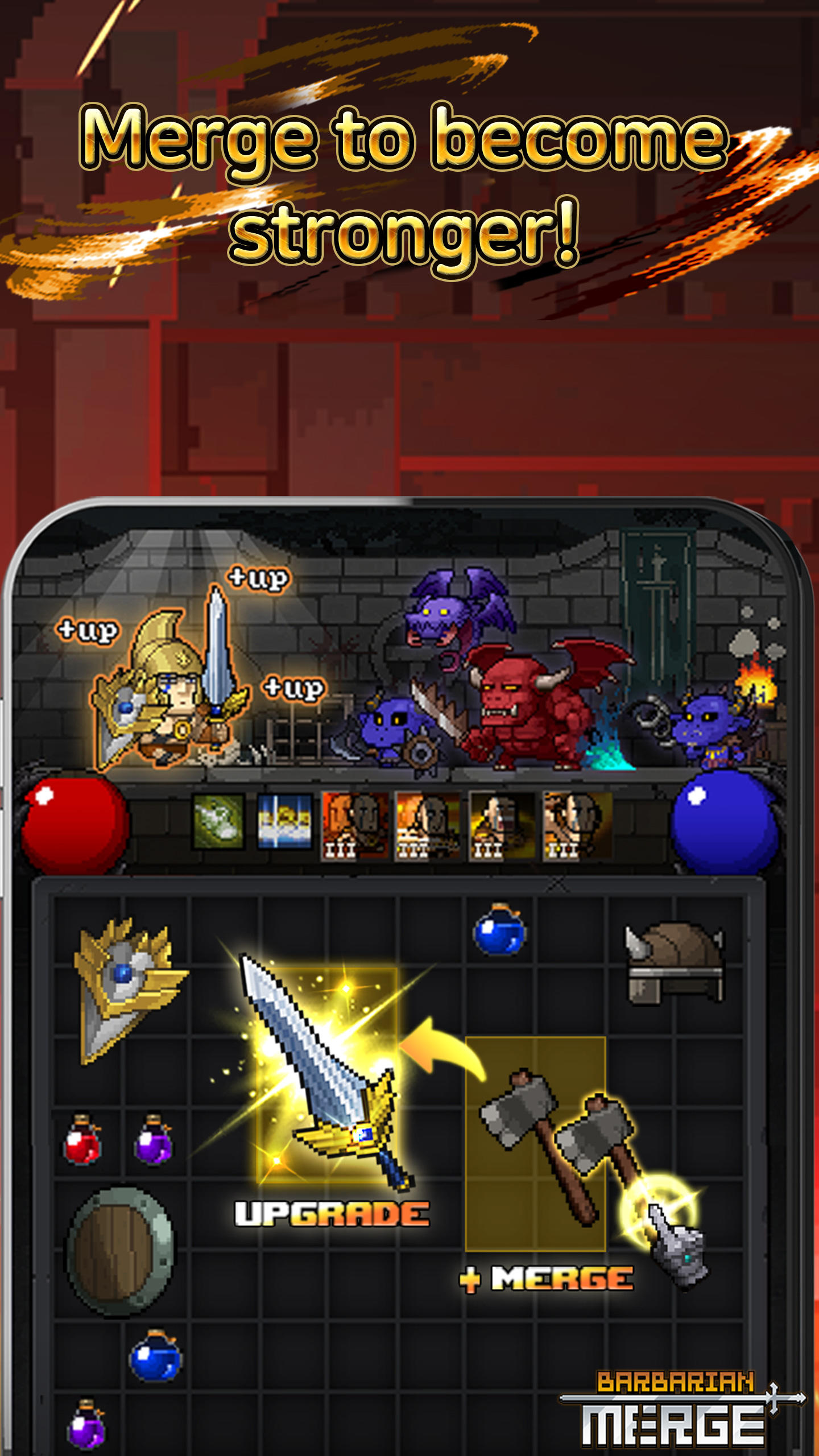 BarbarianMerge - Screenshot 1