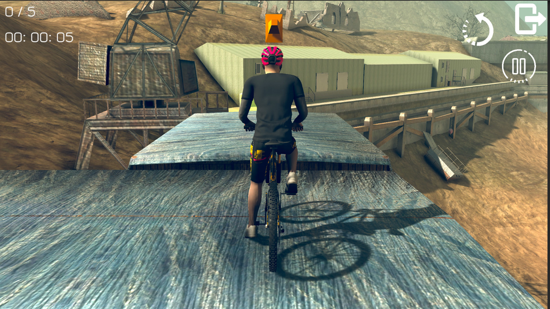 Bicycle Challage: Wastelands - Screenshot 2