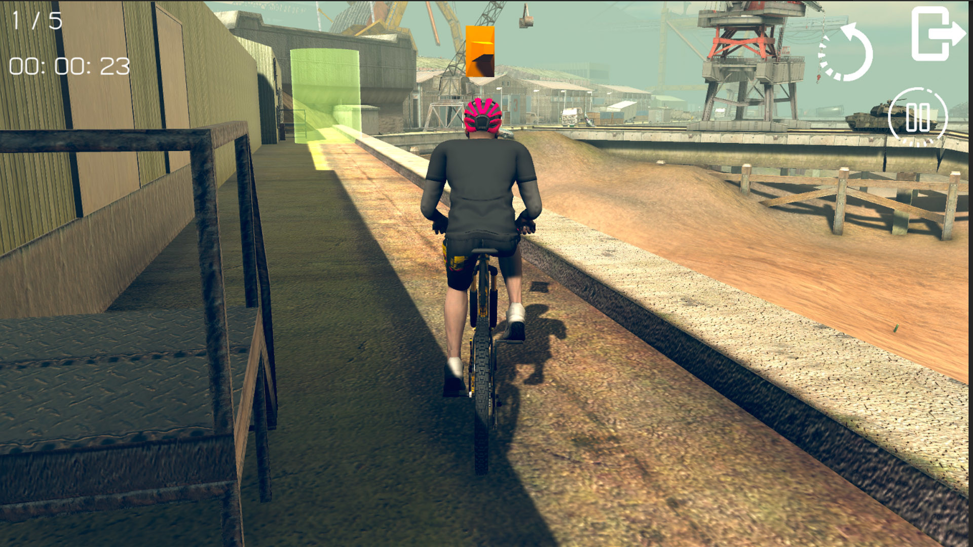 Bicycle Challage: Wastelands - Screenshot 5