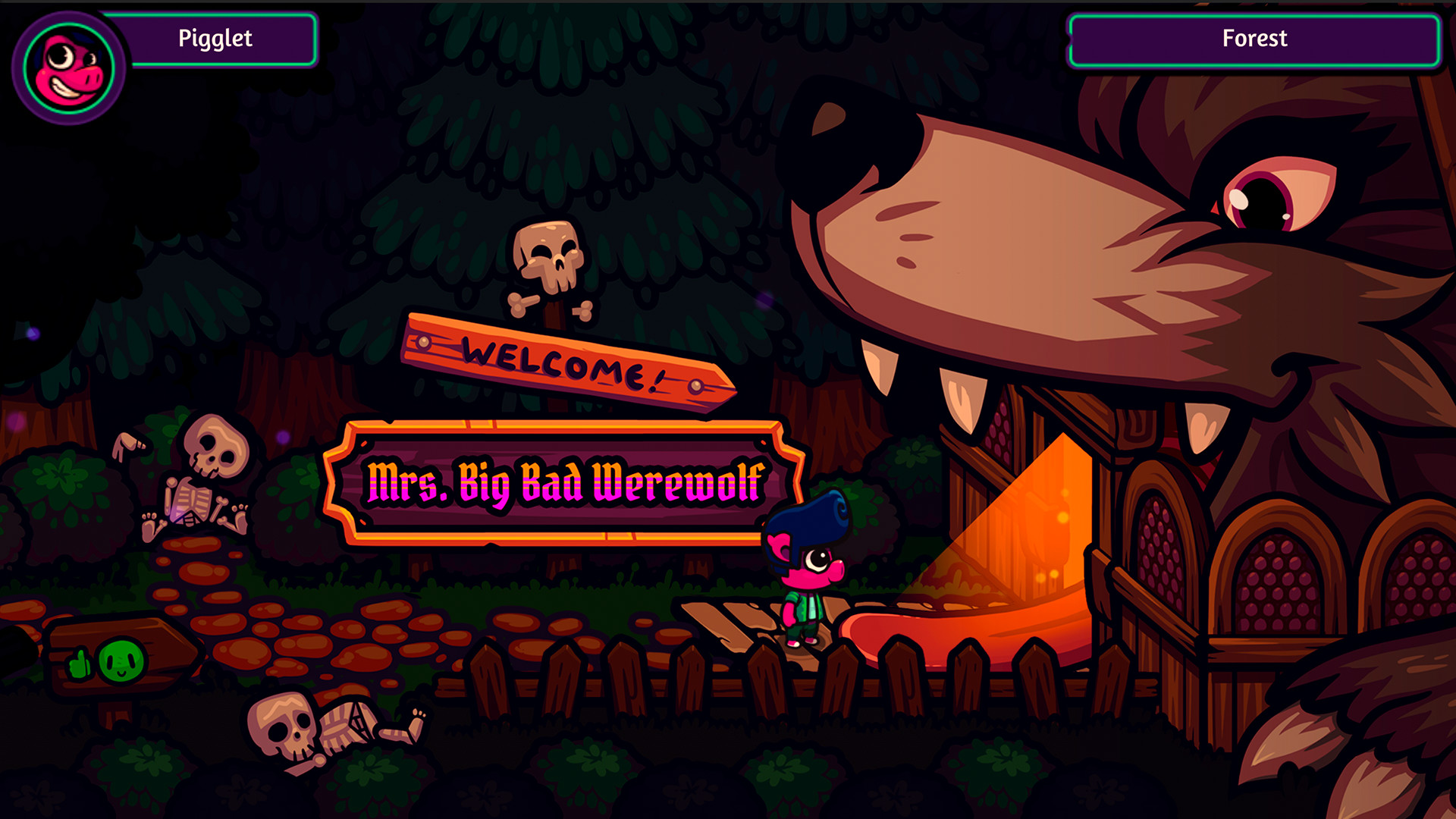 Pigglet in Mrs. Big Bad Werewolf - Screenshot 6