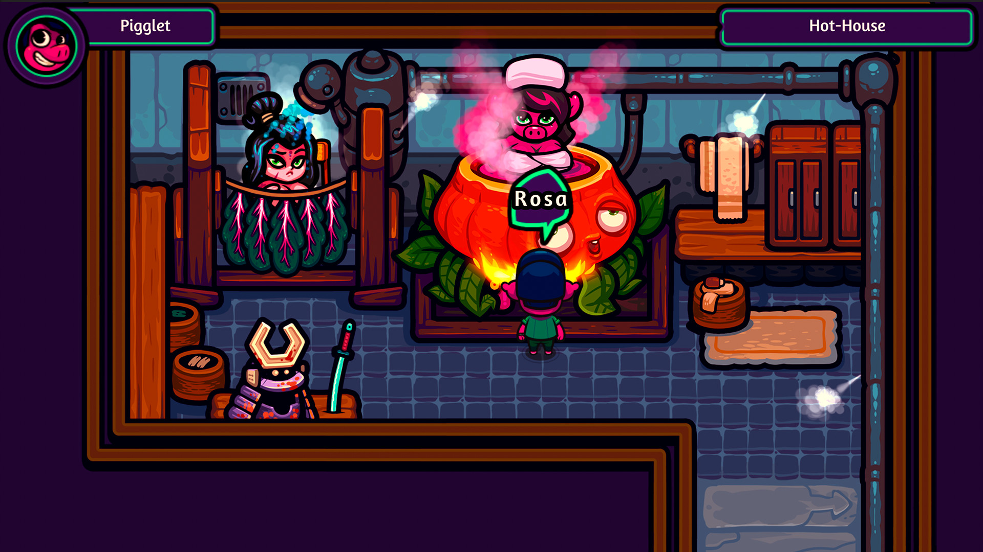 Pigglet in Mrs. Big Bad Werewolf - Screenshot 1