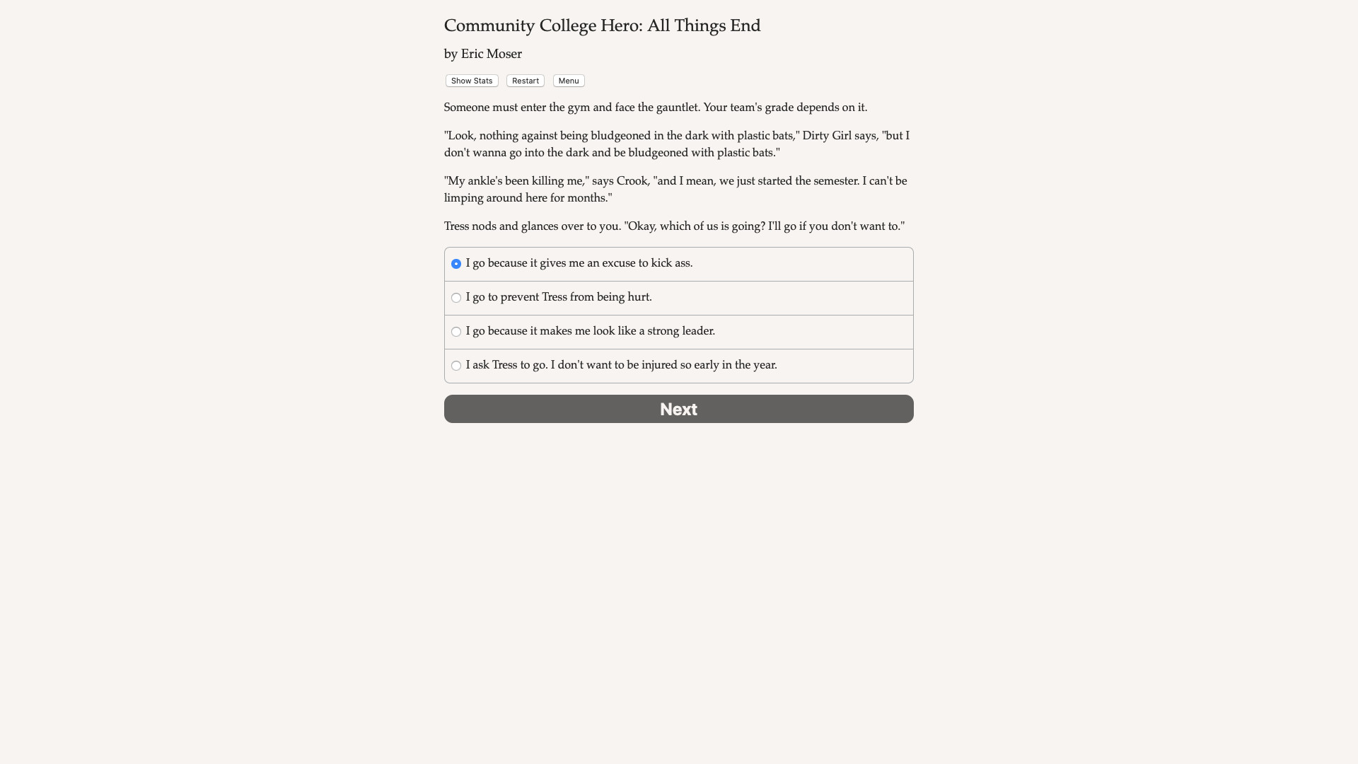 Community College Hero: All Things End - Screenshot 5