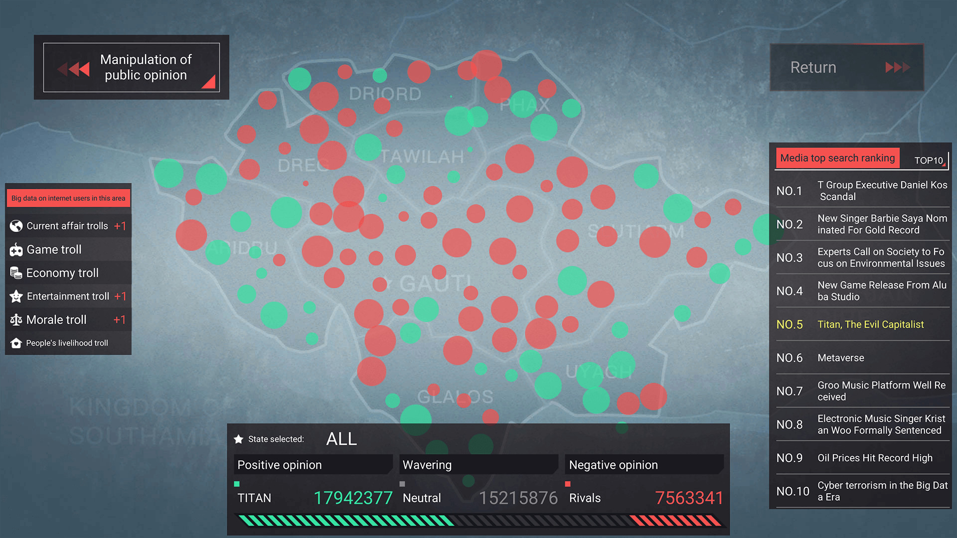 Cyber Manhunt: A Company Man of Titan - Screenshot 3