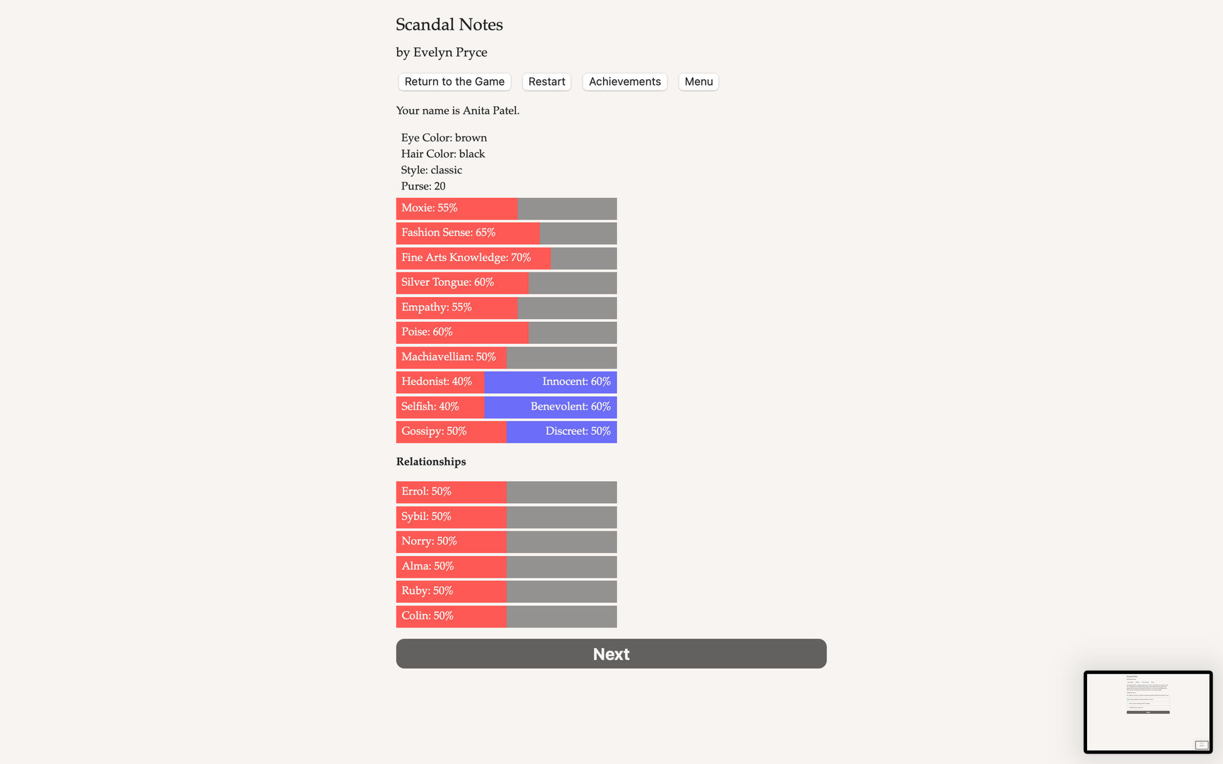 Scandal Notes - Screenshot 4