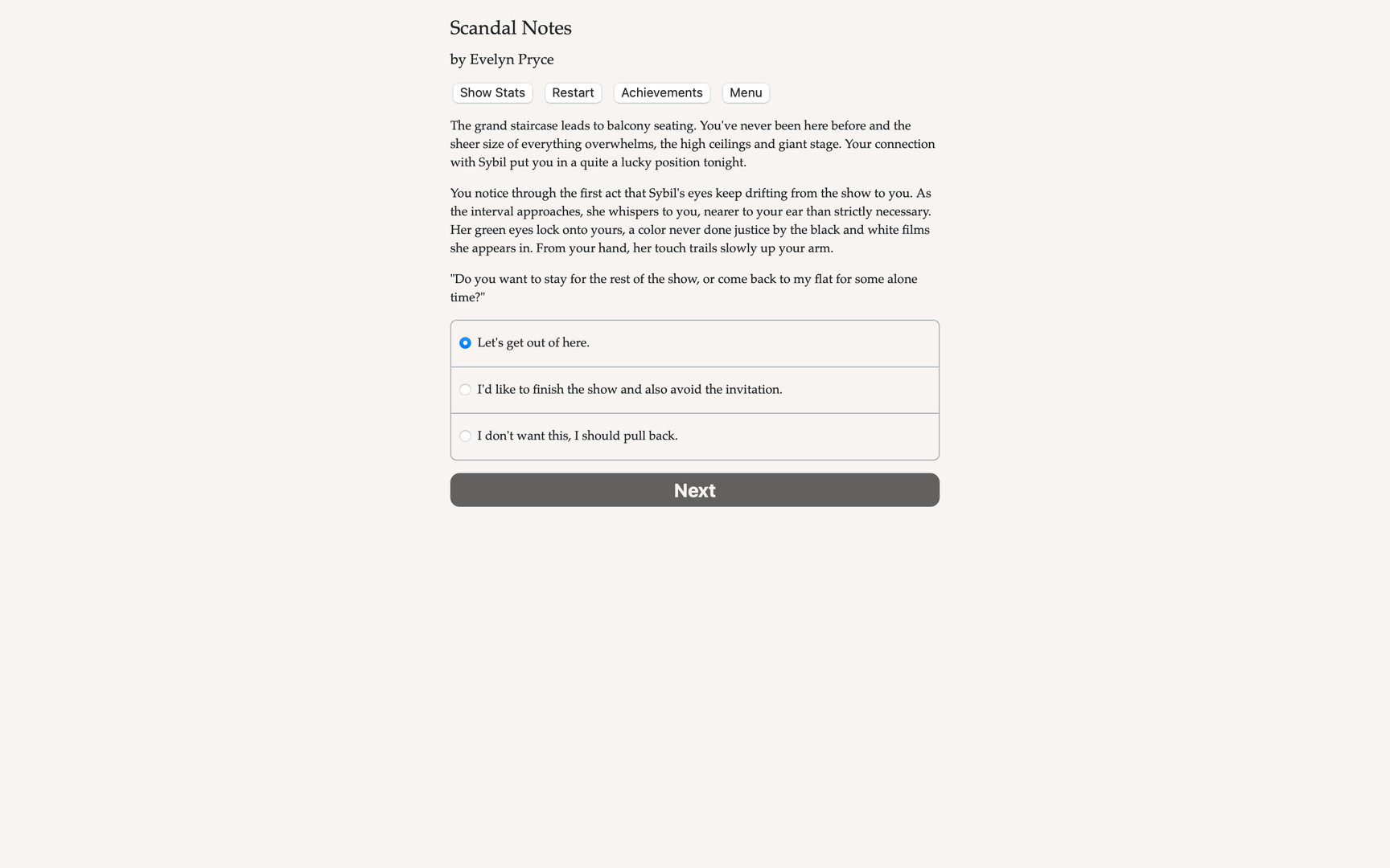 Scandal Notes - Screenshot 3