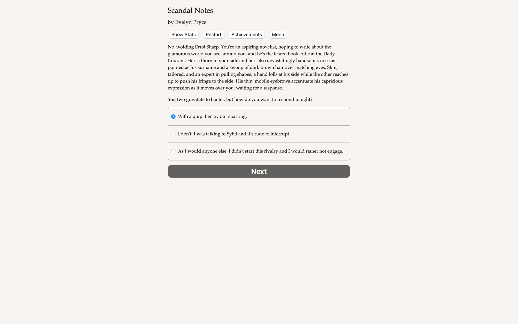 Scandal Notes - Screenshot 5