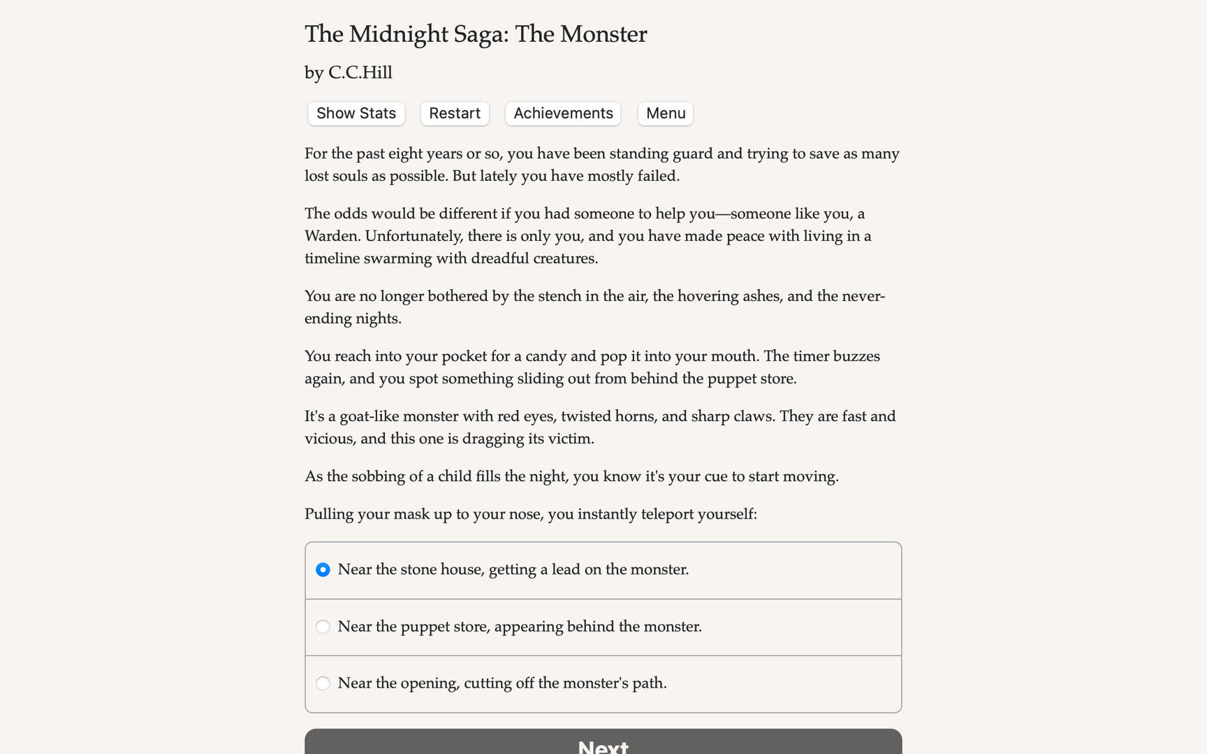Midnight Saga: The Monster - Screenshot 1