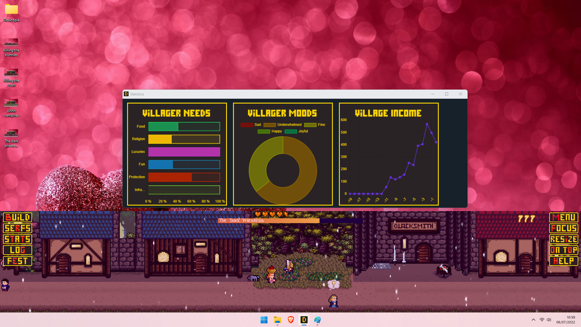 Desktopia: A Desktop Village Simulator - Screenshot 3
