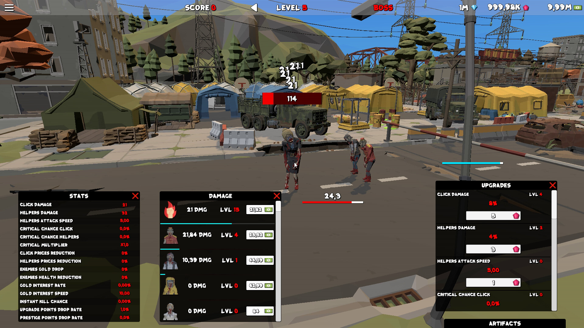 Idle Zombies Clicker - Screenshot 4