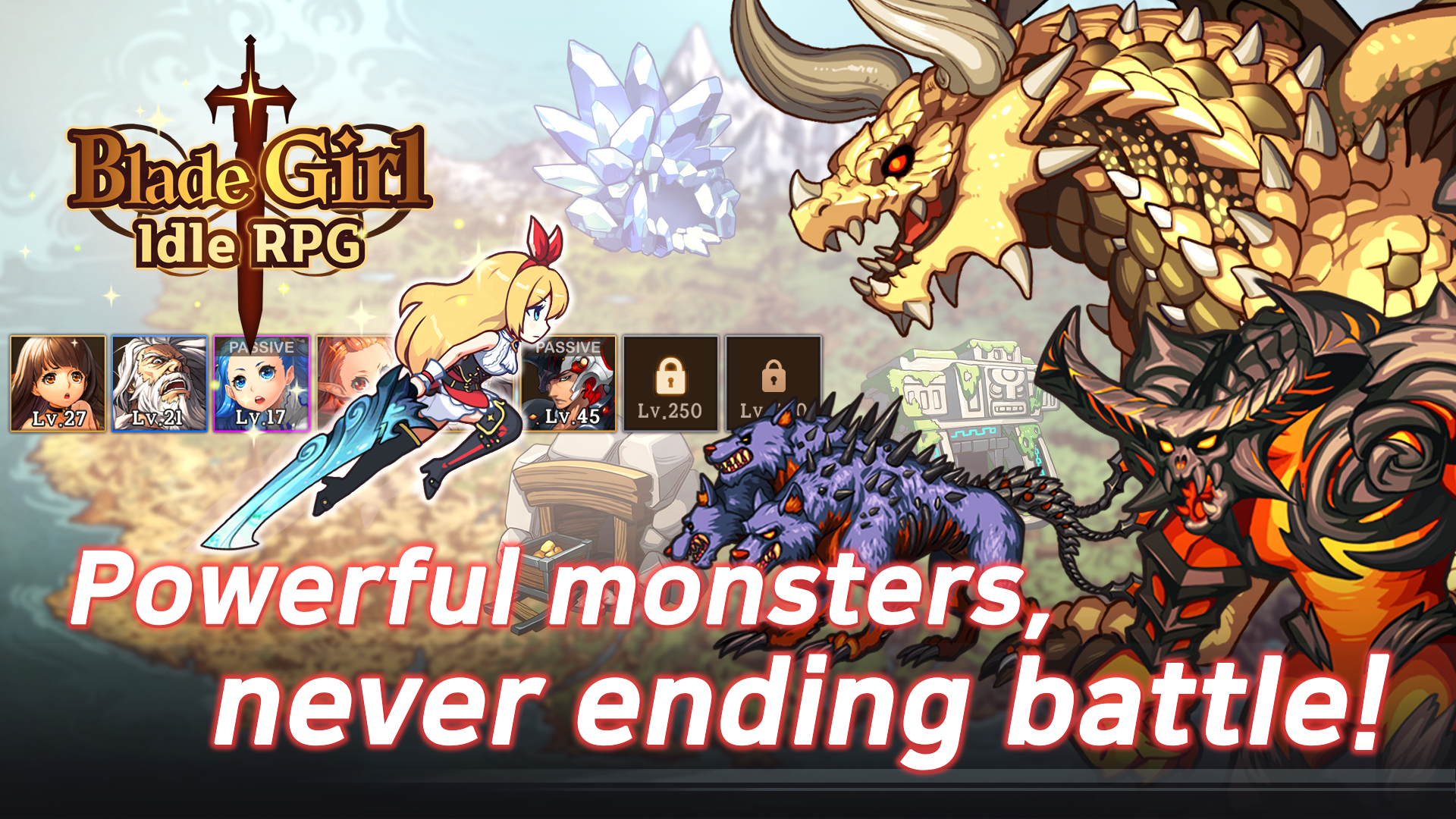 Blade Girl: Idle RPG - Screenshot 2