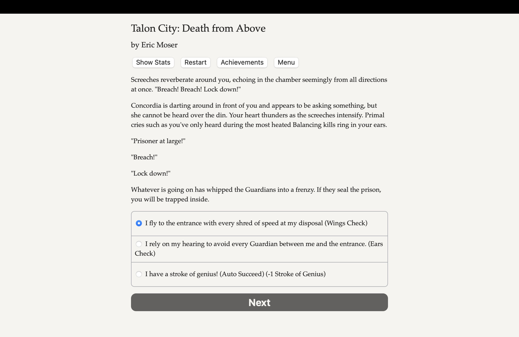 Talon City: Death from Above - Screenshot 1