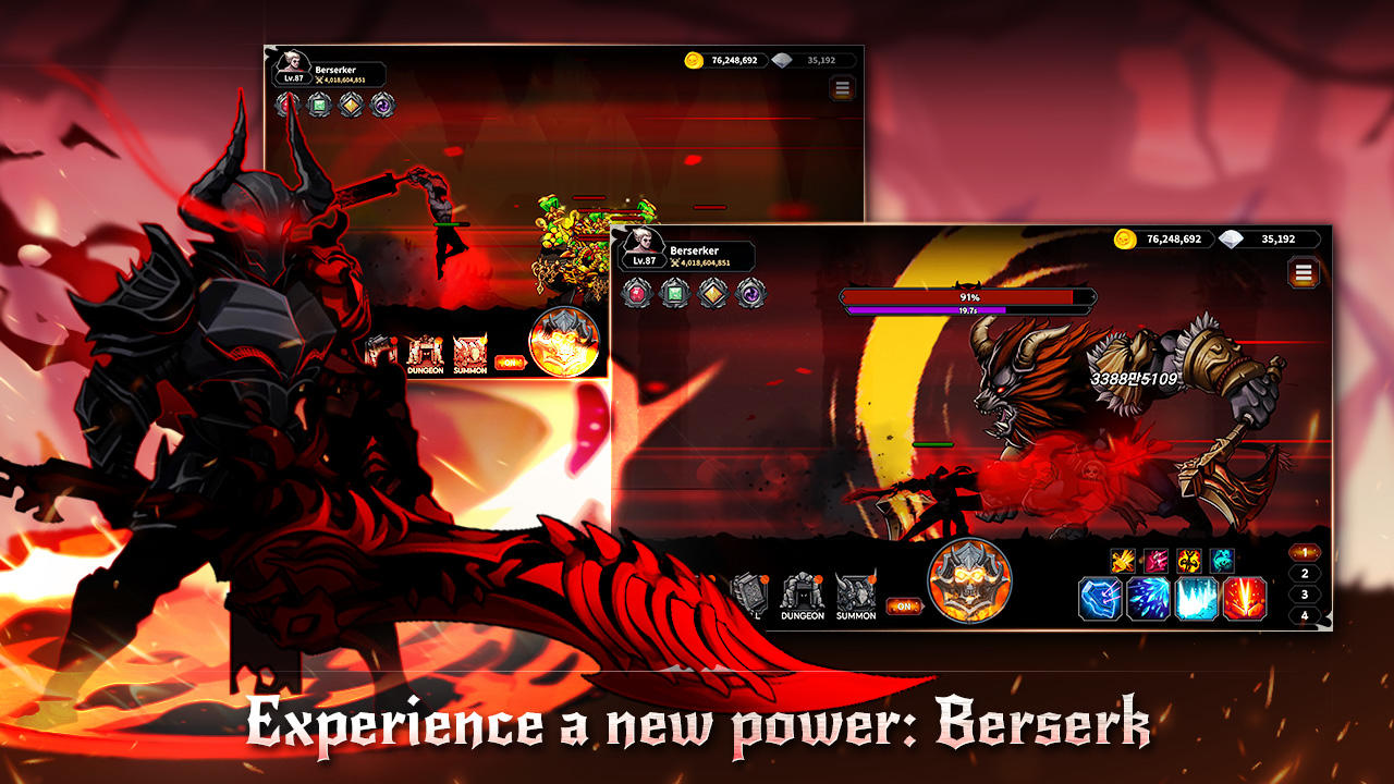 Idle Berserker: Action RPG - Screenshot 1