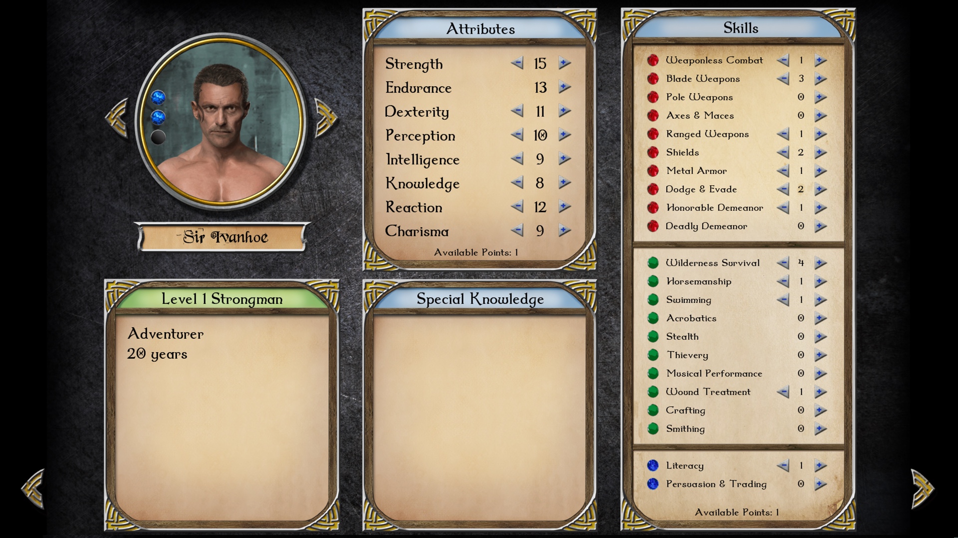 Knights of Frontier Valley - Screenshot 1