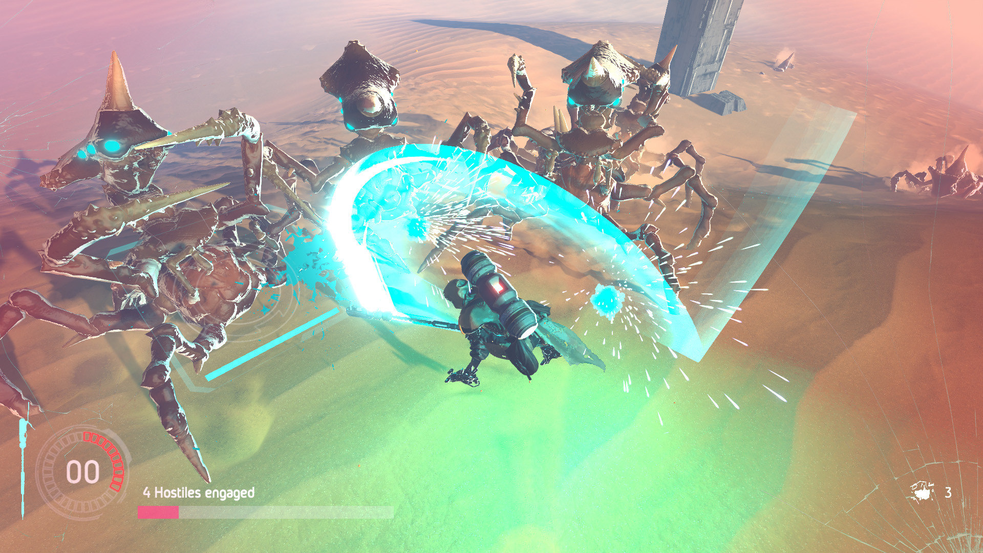 Neon Cyber Desert - Screenshot 3