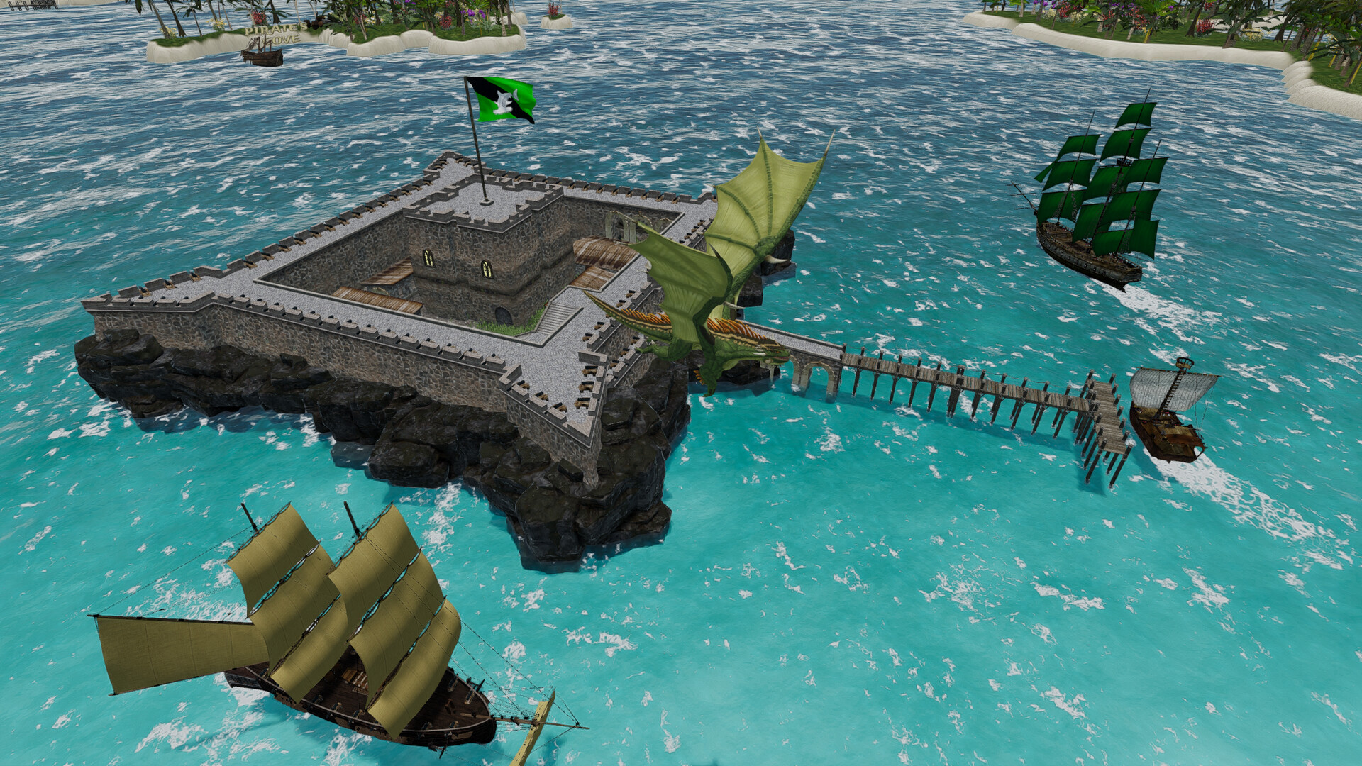 Pirate Dragons - Screenshot 1