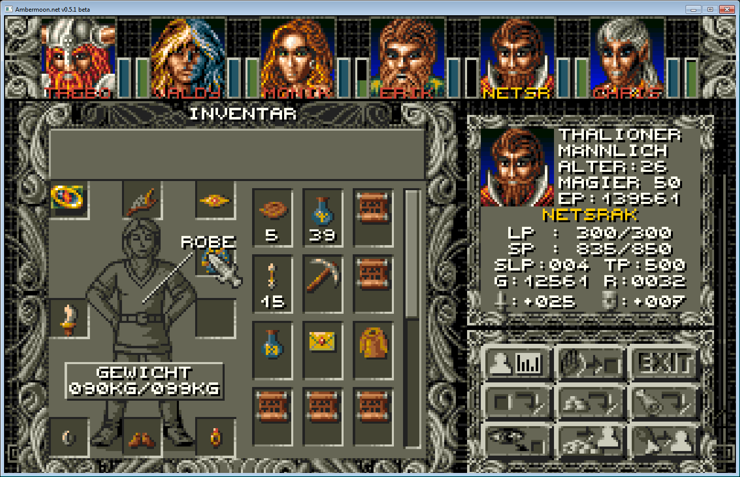 Ambermoon.net - Screenshot 1