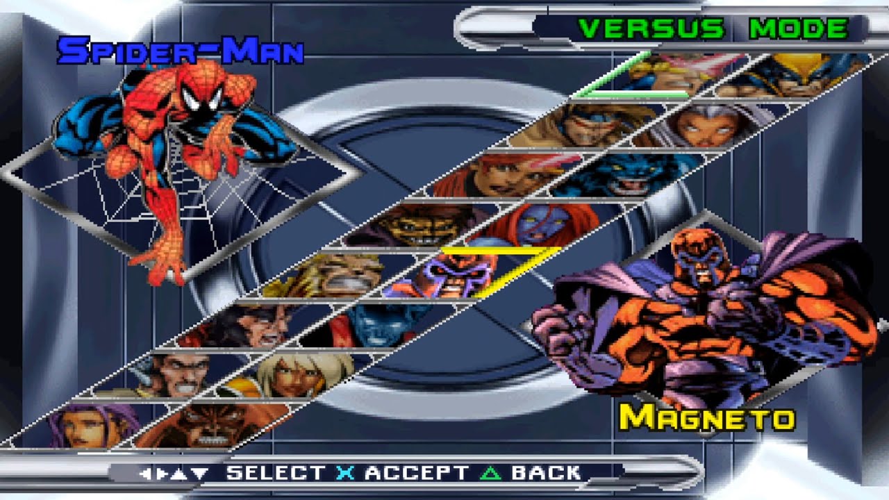 X-Men: Mutant Academy 2  X men, Playstation games, Playstation